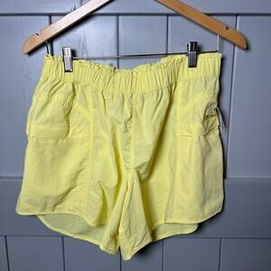 Free People Movement In the Wild Lemon Athletic Shorts Size‎ S NEW
